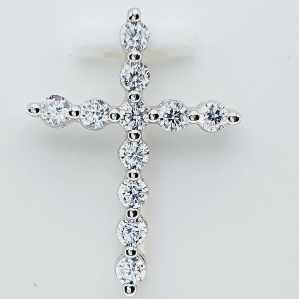 "#925 Sterling Silver Cubic Zircon Pendant for Women/Girls, US925P1101